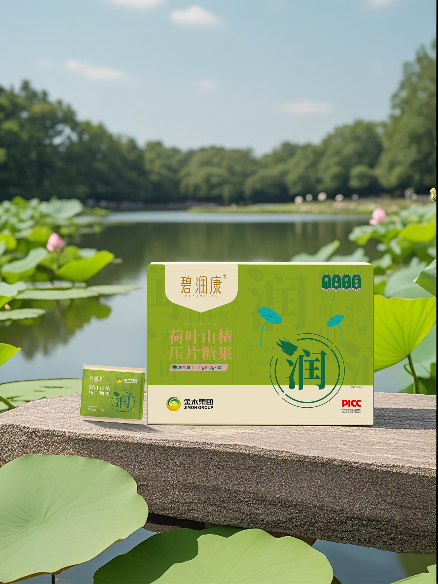 荷叶山楂压片糖果4
